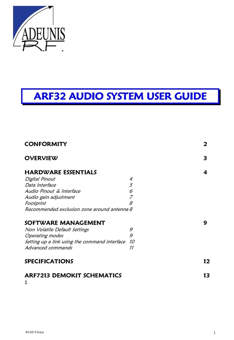 Adeunis RF ARF32 user guide