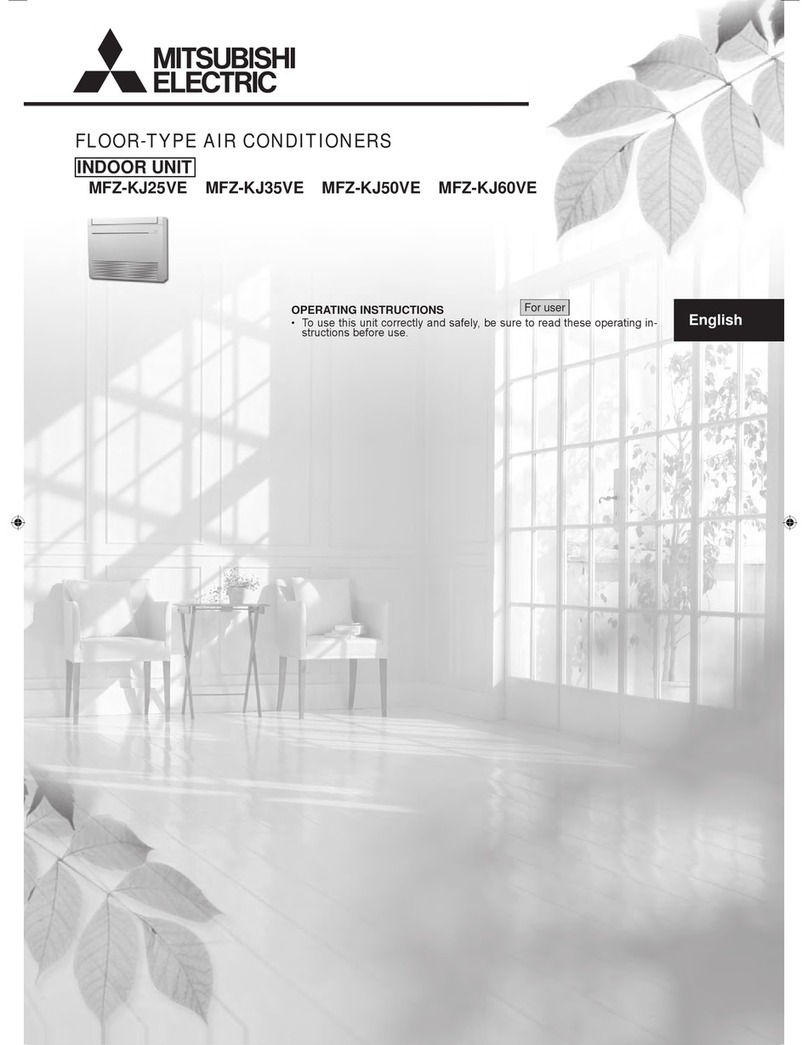Mitsubishi MFZ-KJ25VE User manual