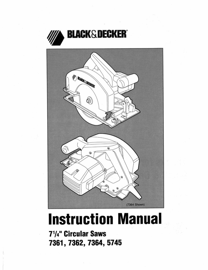 Black & Decker 7361 User manual