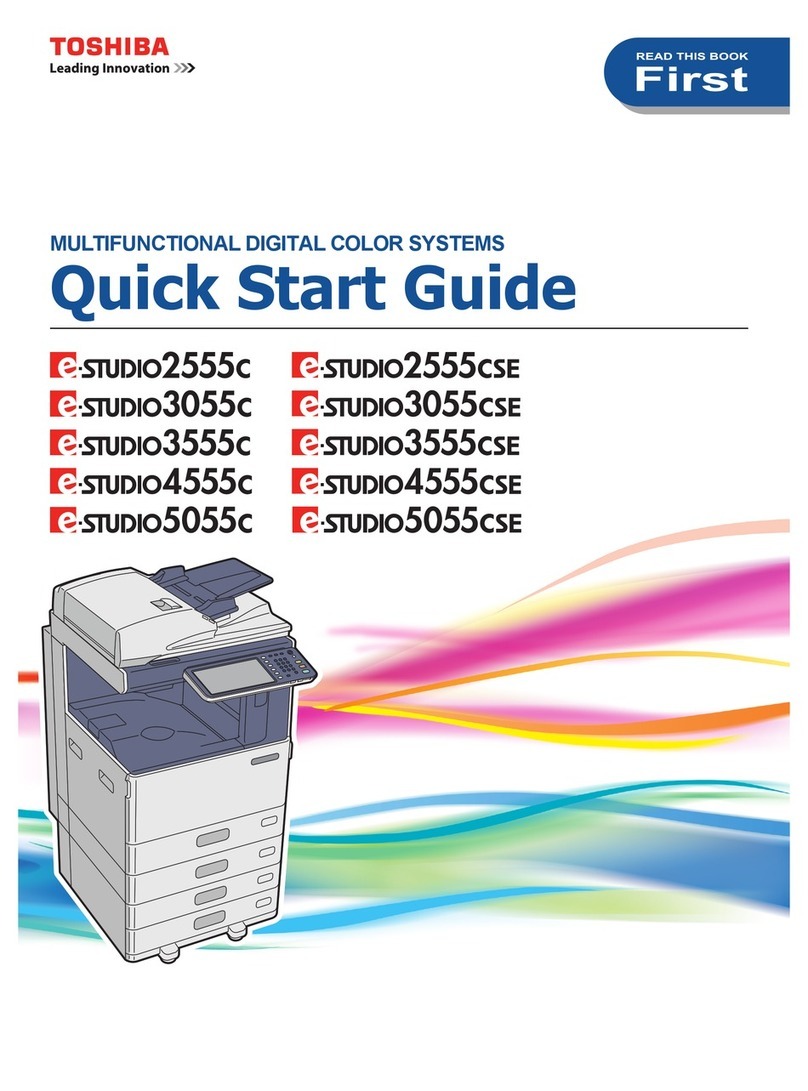 Toshiba E-studio2555c quick start guide
