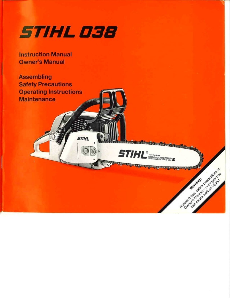 Stihl 38 User manual