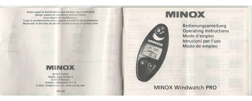 Minox Windwatch PRO operating instructions