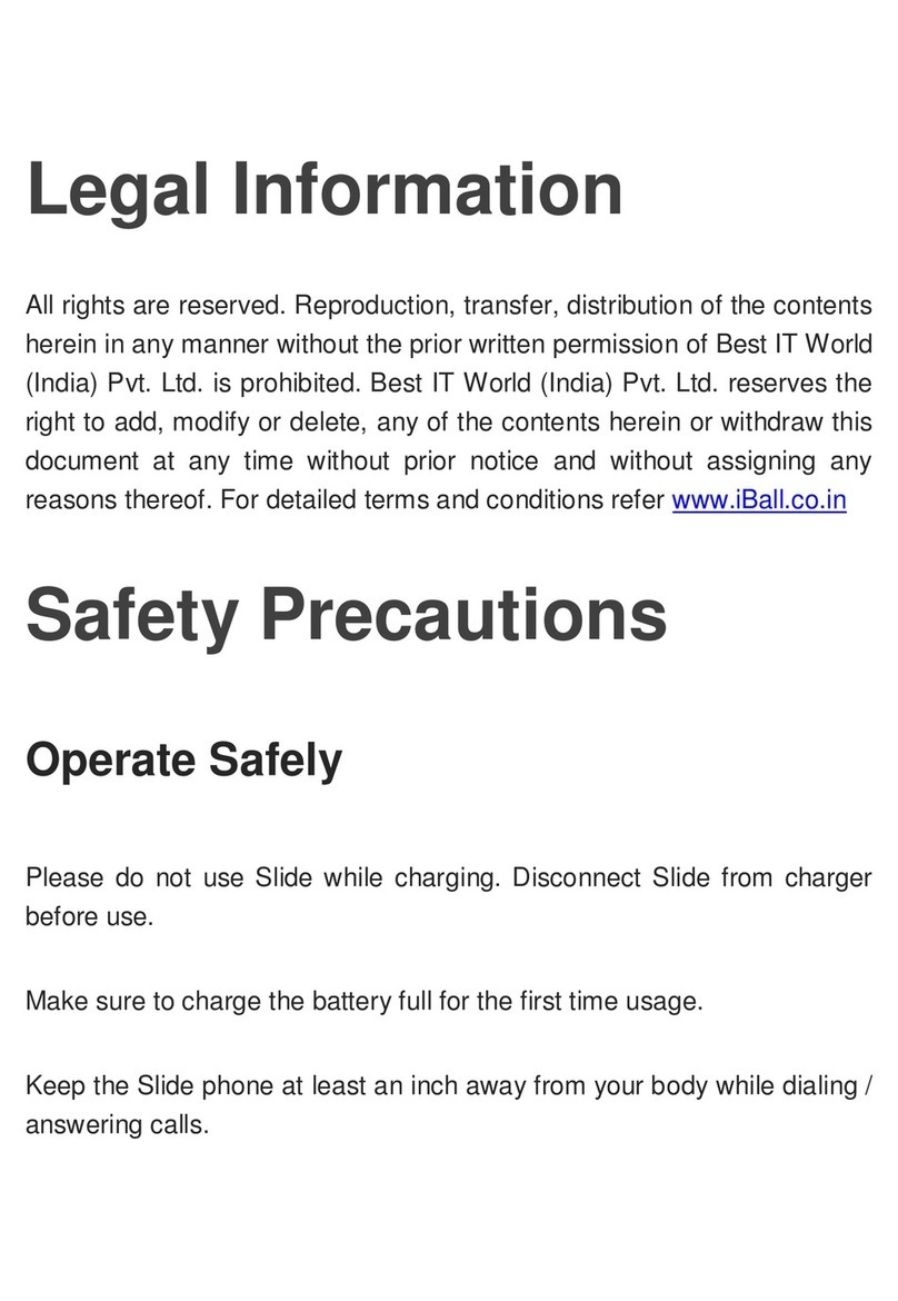 iBall 7334-Q10 User manual iBall 7334-Q10 User manual