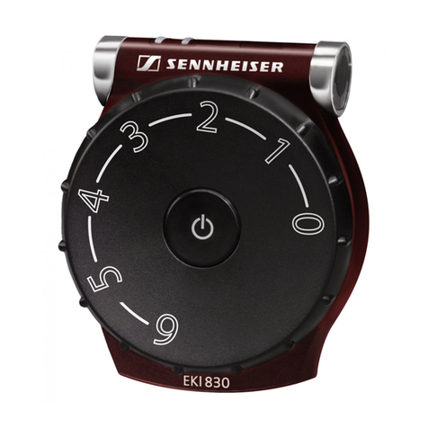 Sennheiser EKI 830 instruction manual
