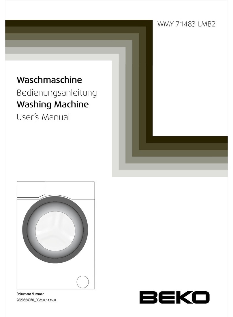 Beko WMY 71483 LMB2 user manual