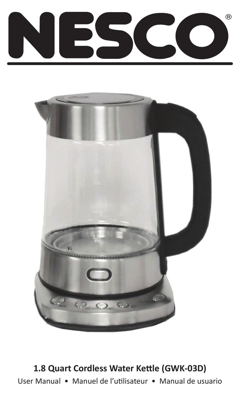 Nesco GWK-03D user manual