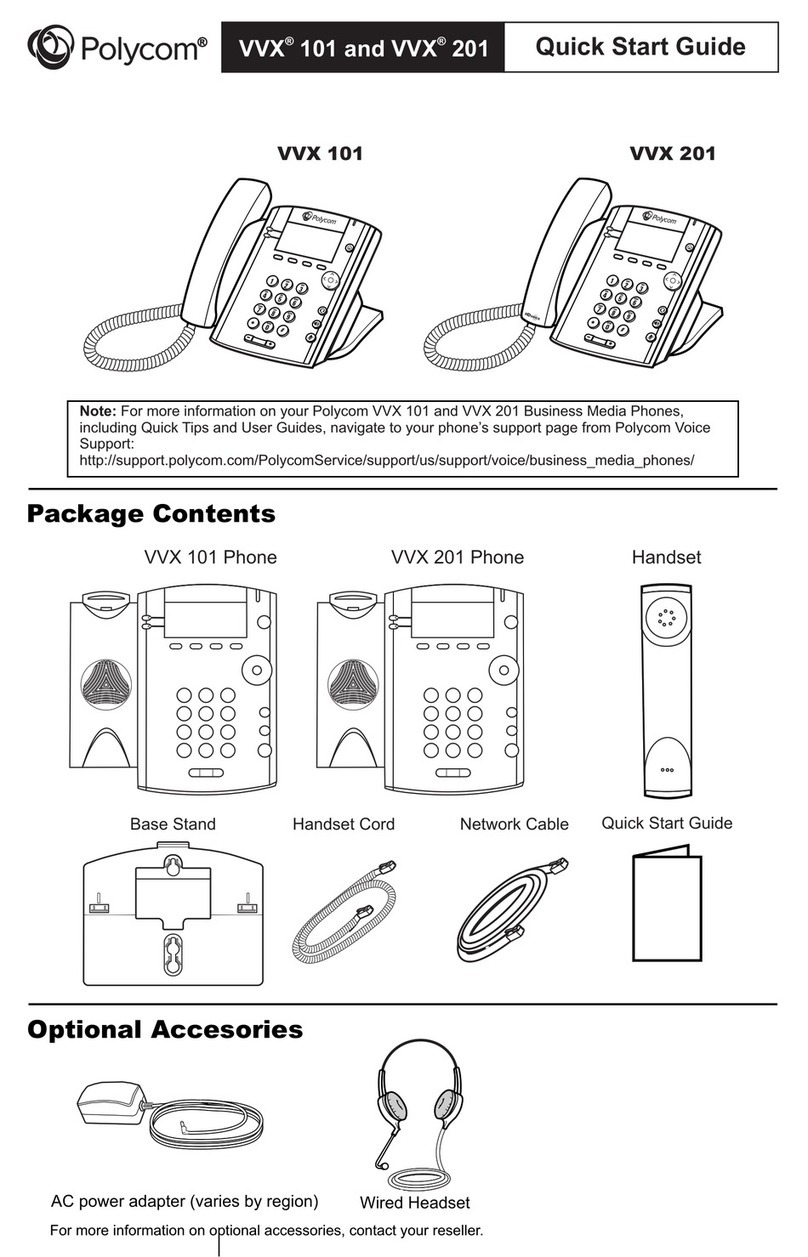 Polycom VVX 101 User manual