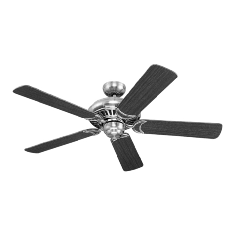 Monte Carlo Fan Company 5LCR52 Series installation instructions