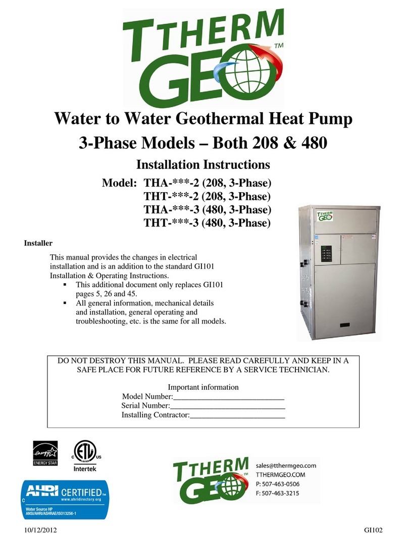 T Therm Geo THA-036 installation instructions T Therm Geo THA-036 installation instructions