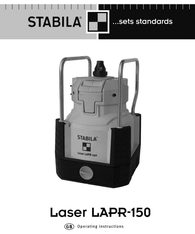 Stabila LAPR-150 User manual