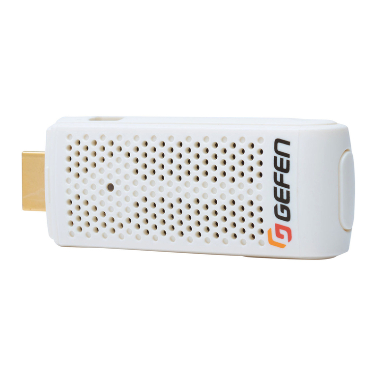 Gefen EXT-WHD-1080P-SR-TX User manual Gefen EXT-WHD-1080P-SR-TX User manual