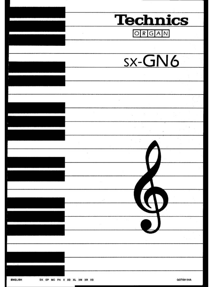 Technics SX-GN6 owner's manual