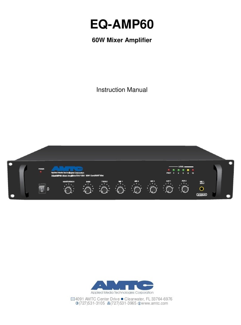 AMTC EQ-AMP60 instruction manual