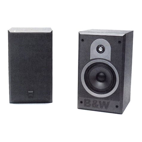 Bowers & Wilkins DM600 User manual