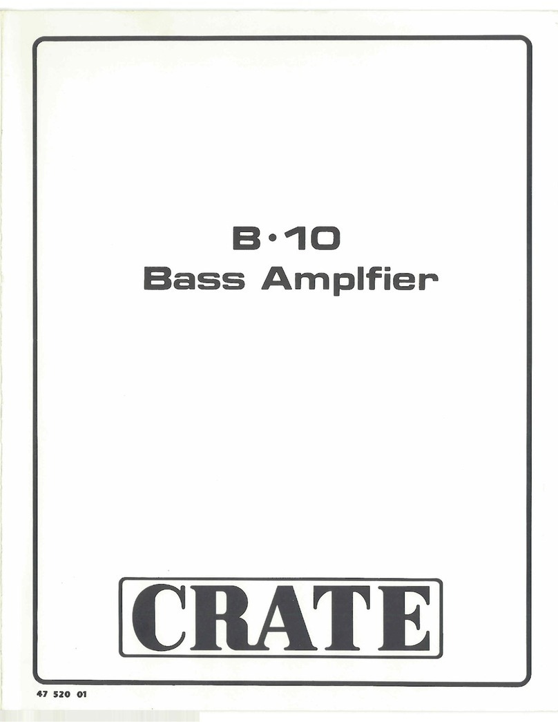 Crate B-10 User manual