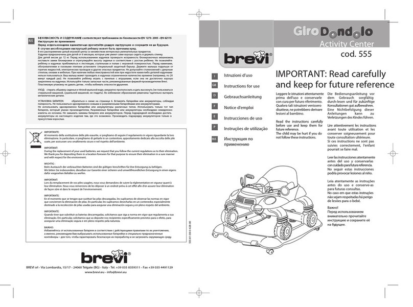 Brevi Girodondolo 555 Instructions for use
