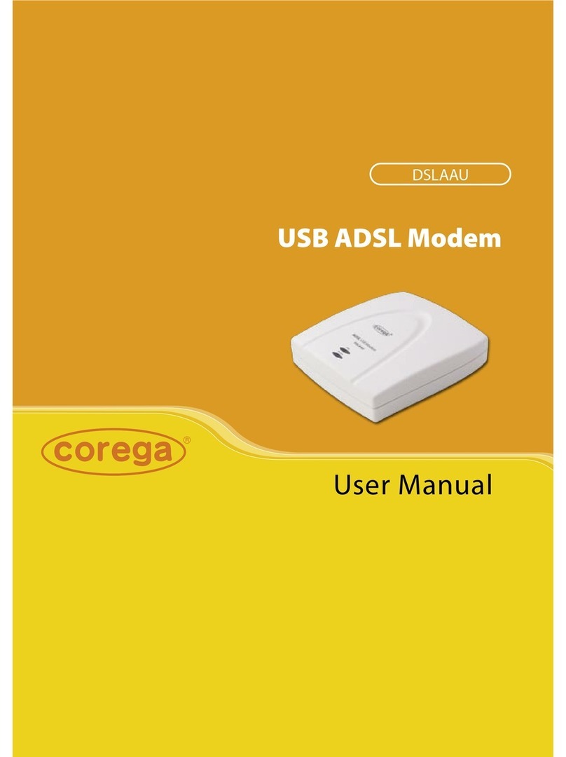 Corega DSLAAU User manual