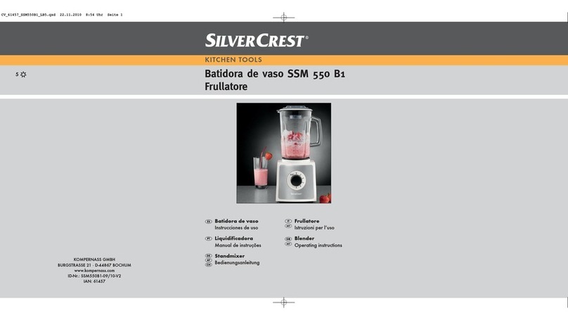 Silvercrest SSM 550 B1 User manual Silvercrest SSM 550 B1 User manual