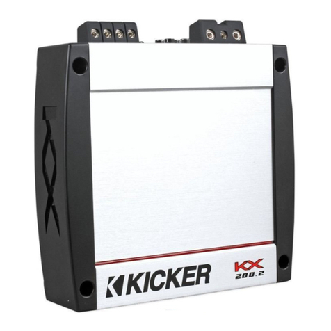 Kicker KX200.2 User manual