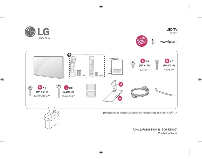 LG LF63 Series User manual