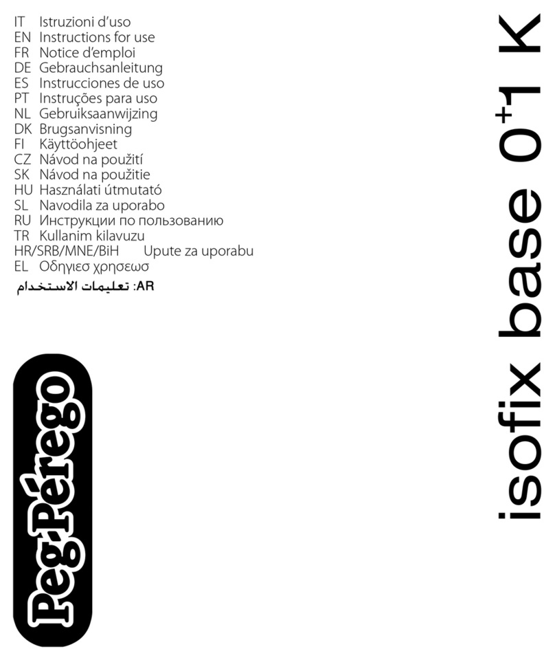 Peg-Perego isofix base 0+1 K Instructions for use