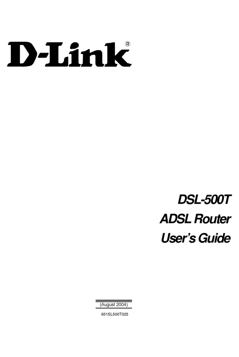D-Link DSL-500T User manual