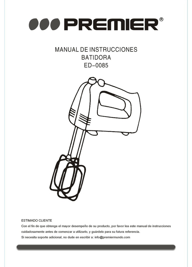 Premier ED-0085 instruction manual