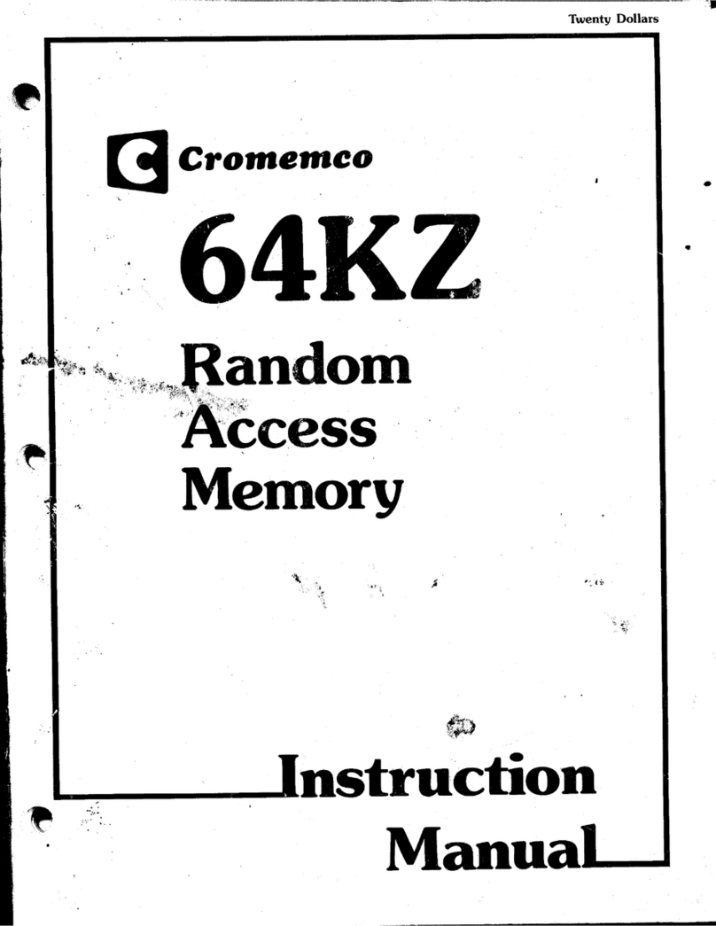 Cromemco 64KZ instruction manual