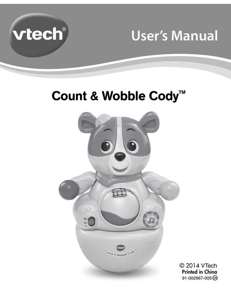 V-tech Count & Wobble Cody User manual