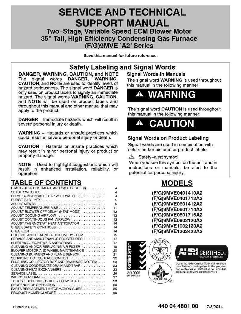 ICP G9MVE0401410A2 Installation instructions