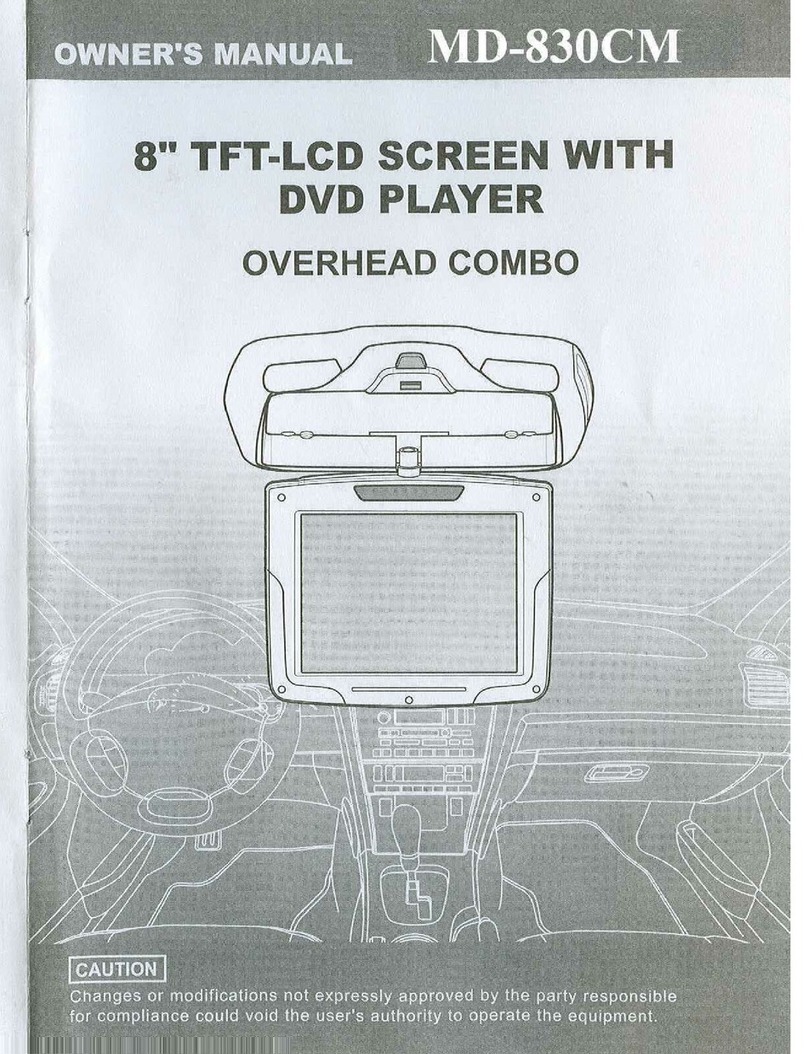 PowerAcoustik MD-830CM owner's manual