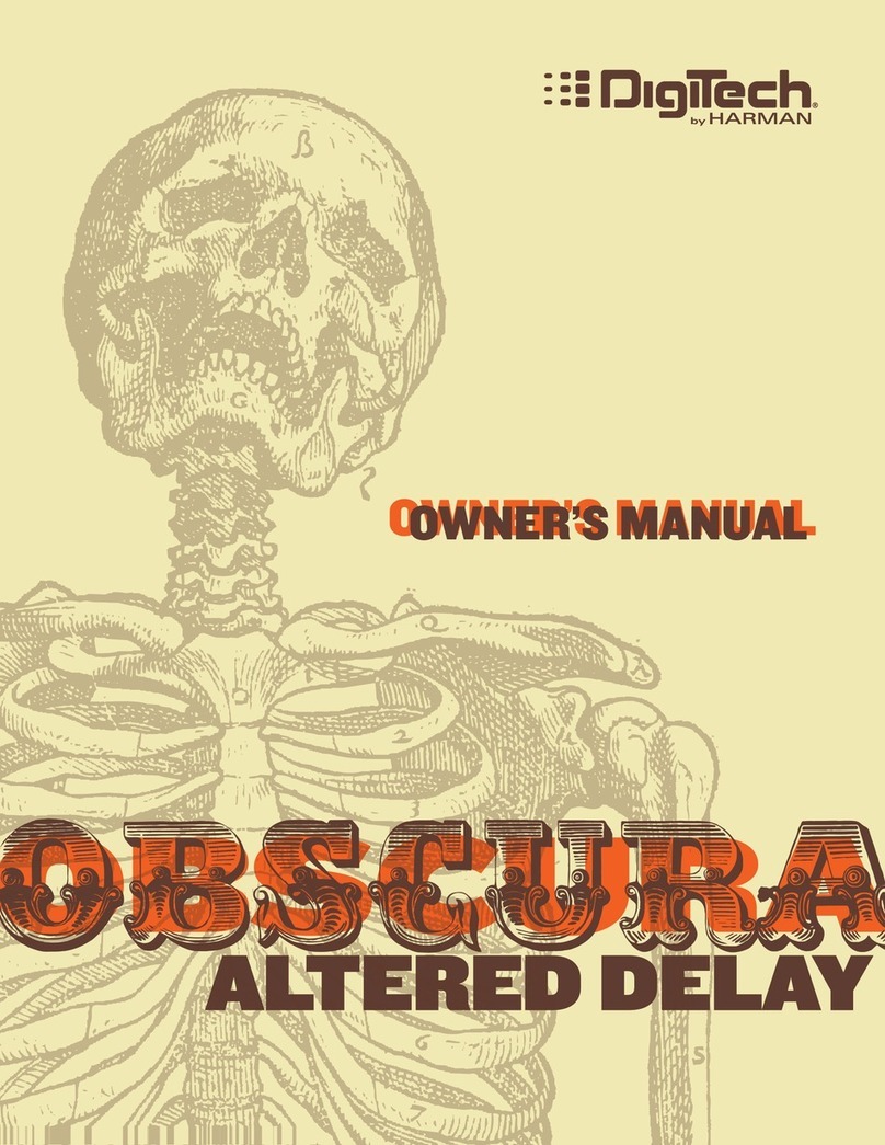 digi-tech Obscura User manual digi-tech Obscura User manual