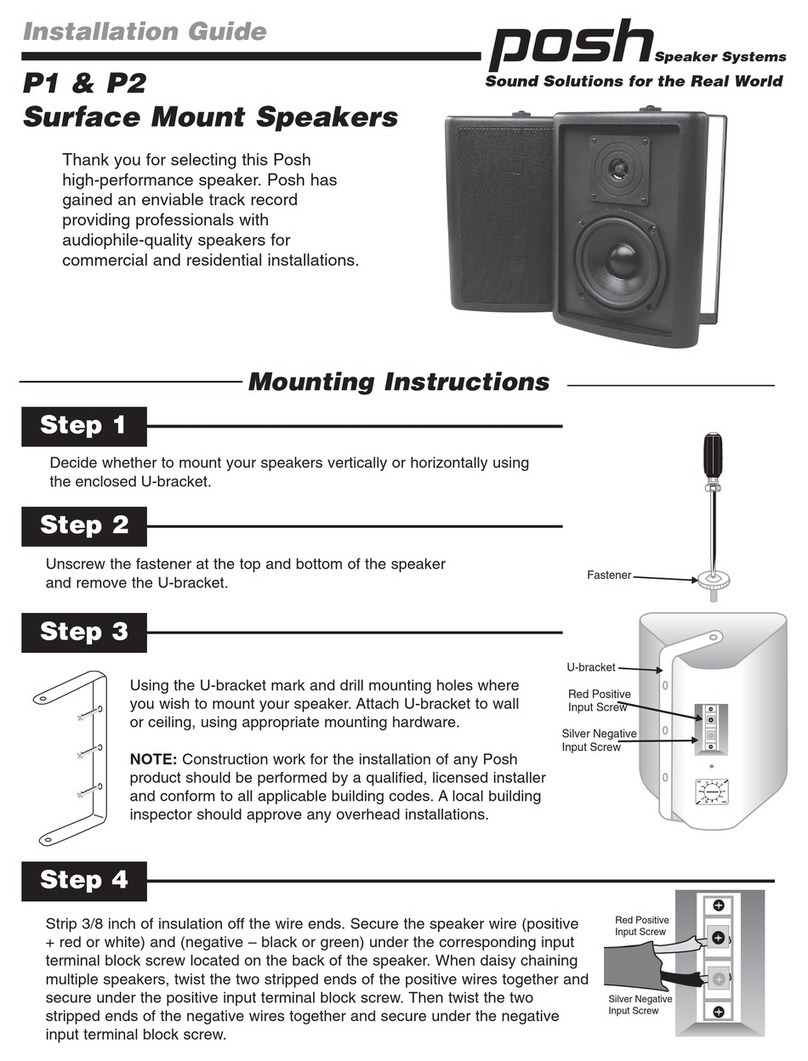 Posh P1 installation guide