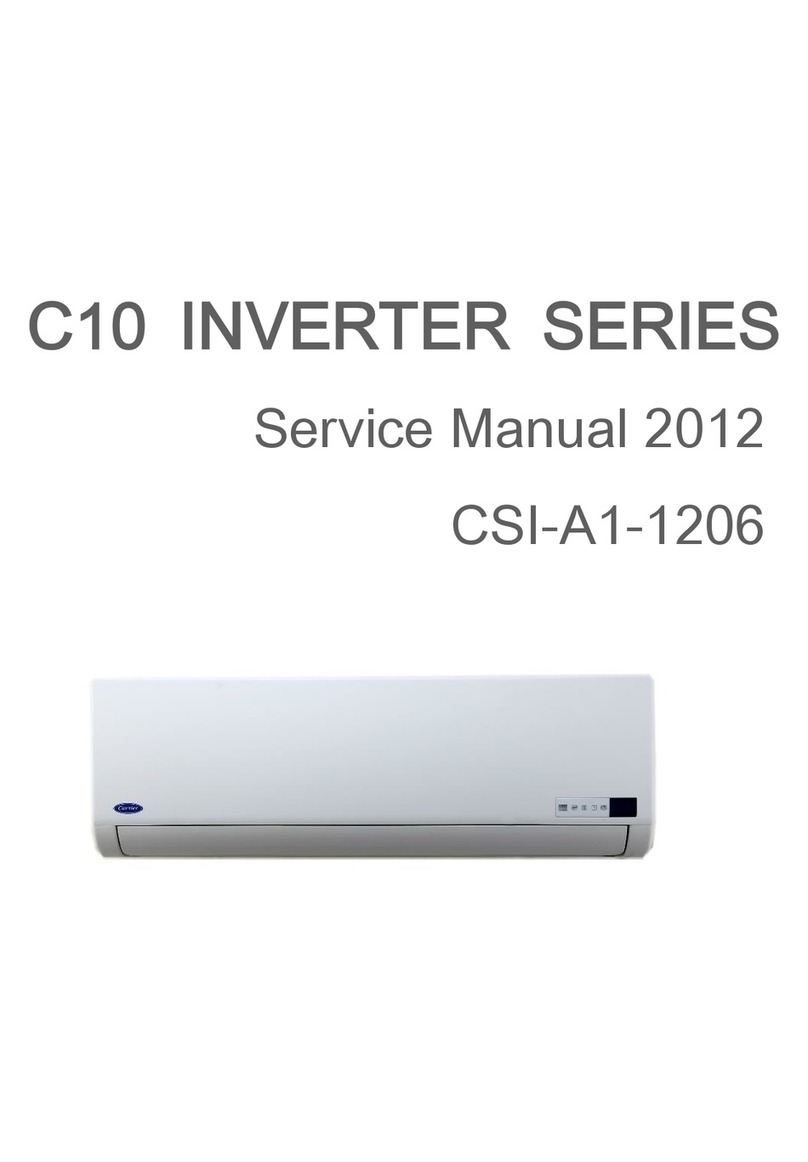 Carrier xpower blue II 42KCL109313G User manual