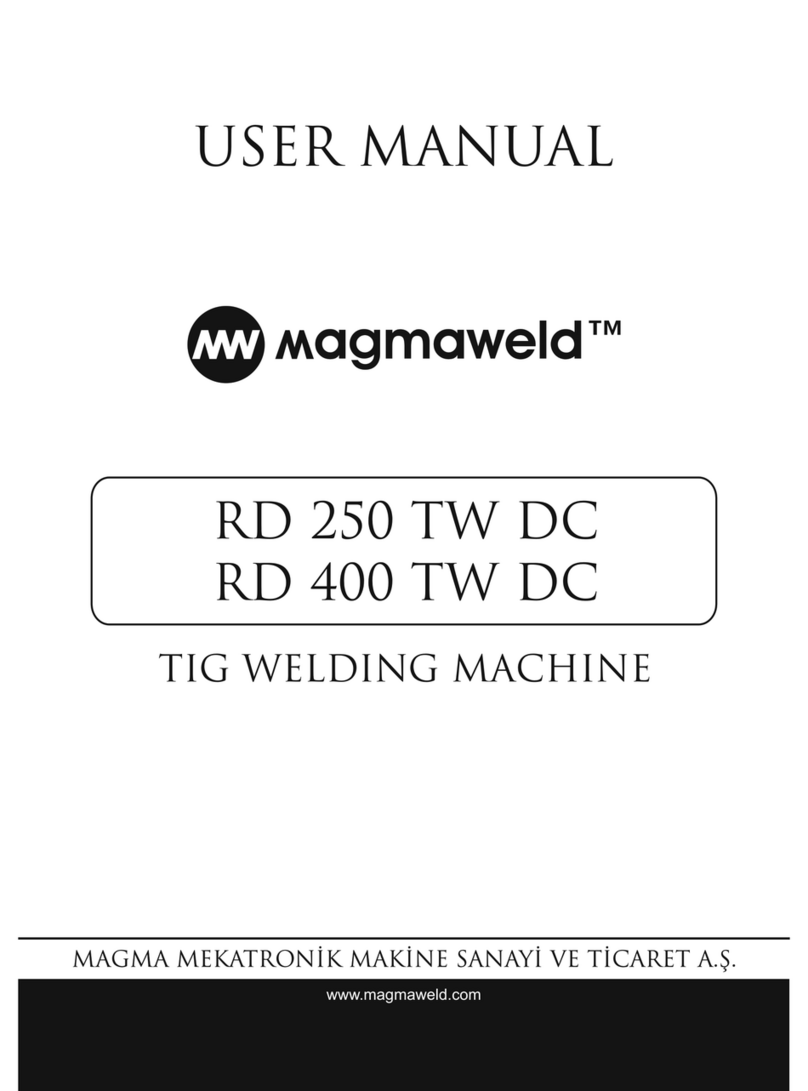 Magmaweld RD 250 TW DC user manual
