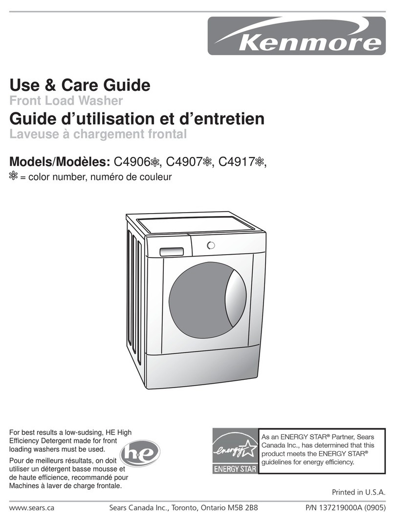 Kenmore C4906 Series User manual