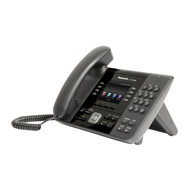 Panasonic KX-UTG200 operating instructions