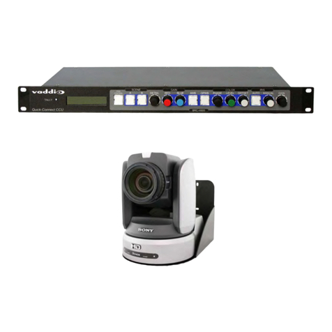 VADDIO Quick-Connect CCU H900 User manual