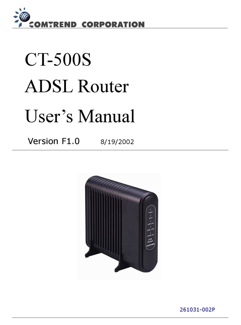 Comtrend Corporation CT-500S user manual