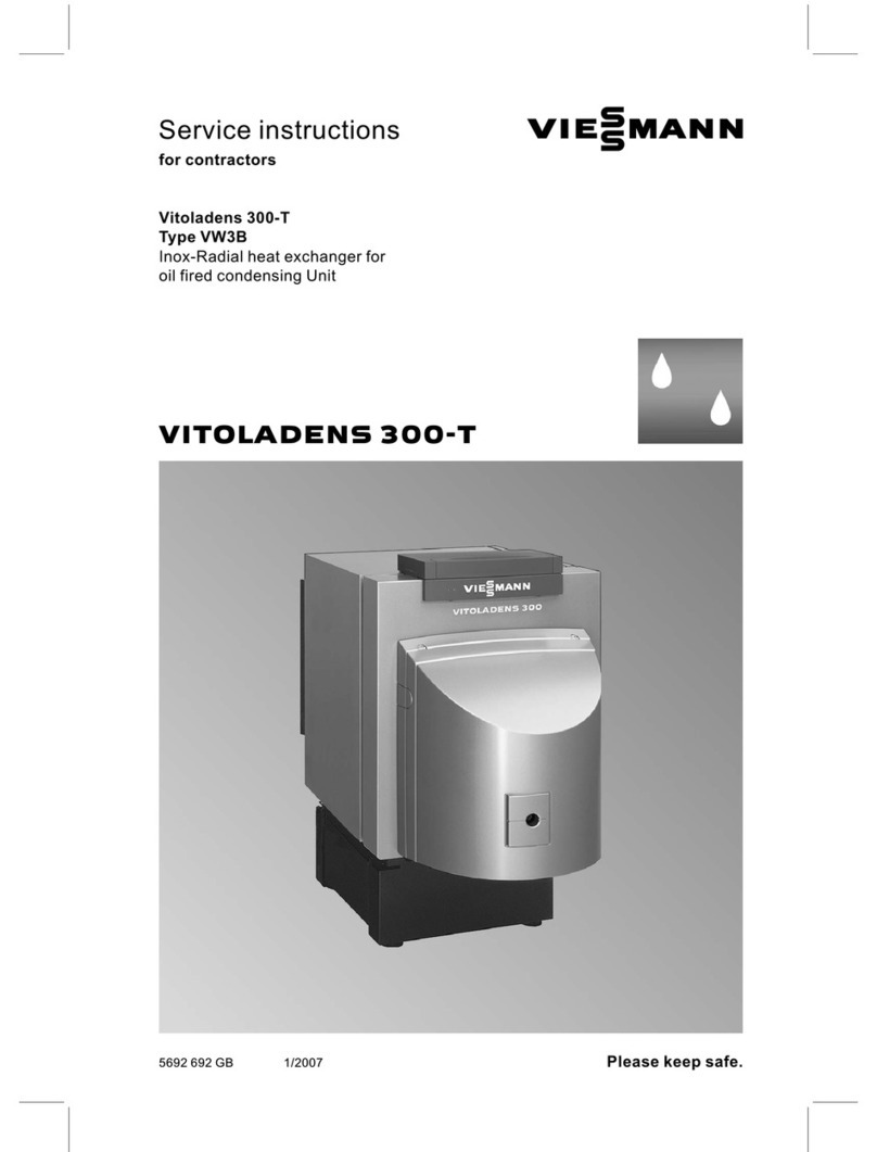 Viessmann VITOLADENS 300-T VW3B Service instructions
