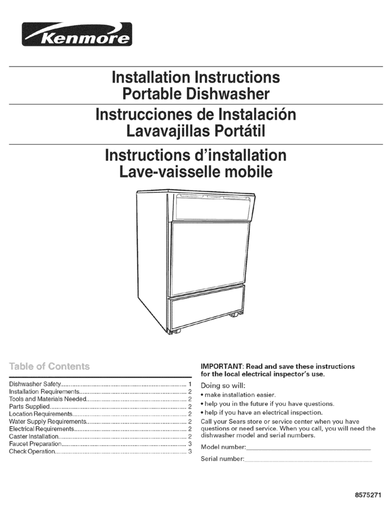 Kenmore 66517722K900 installation instructions