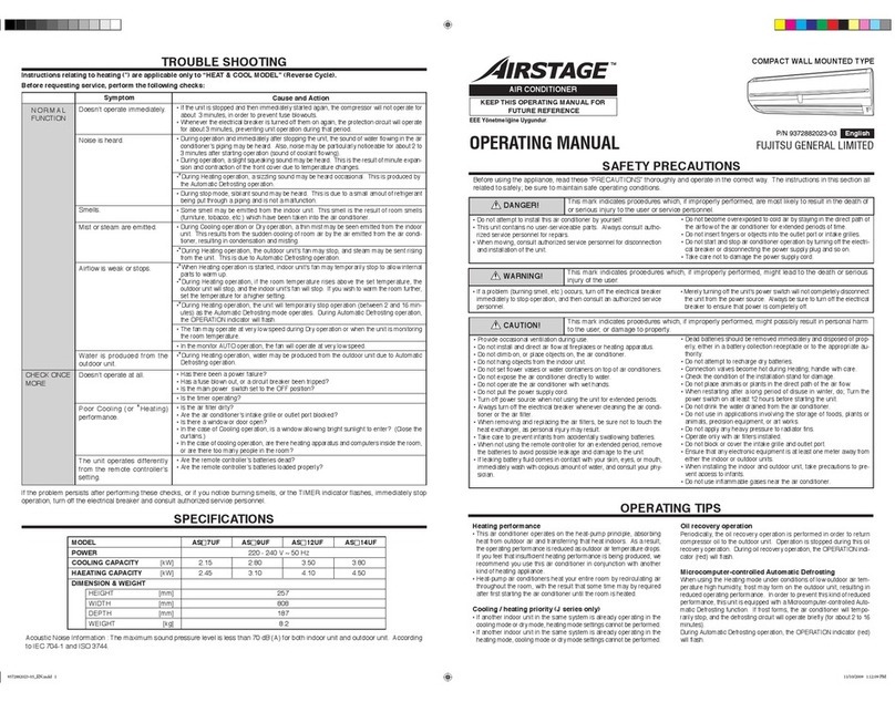 AirStage AS 7UF User manual