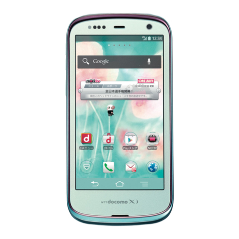 NTT docomo Arrows Kiss F-03E User manual