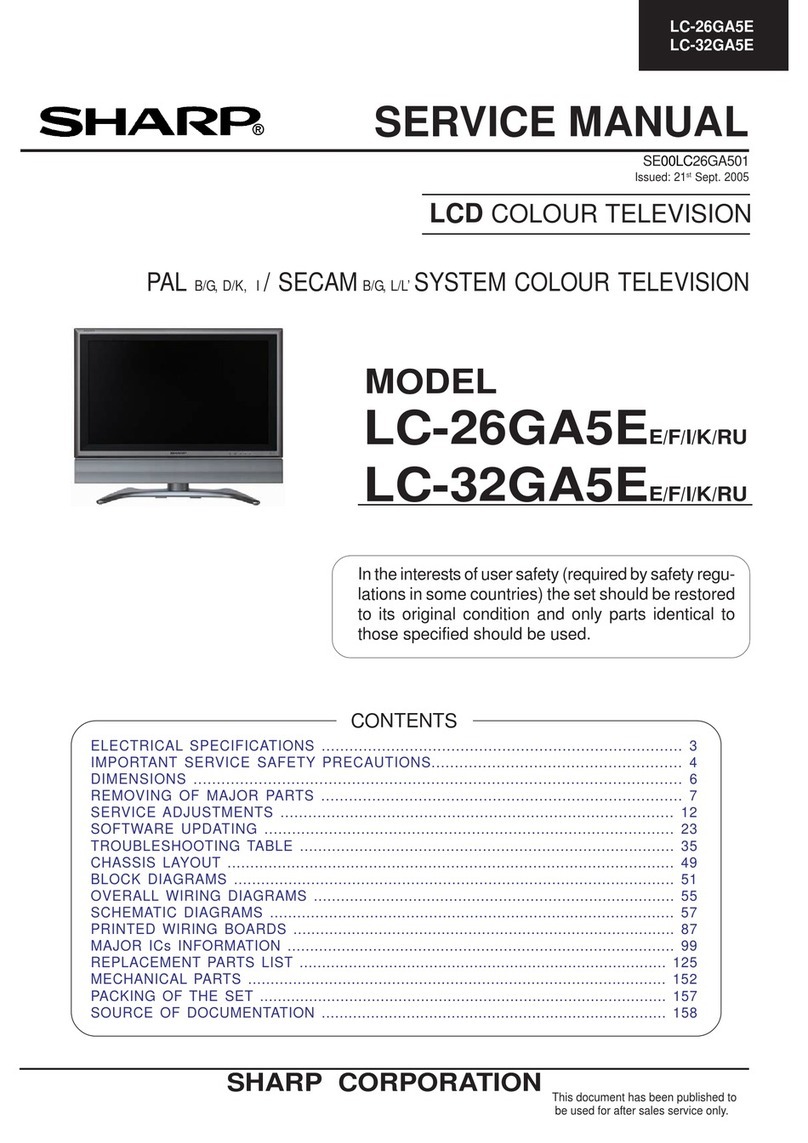 Sharp LC-26GA5F User manual