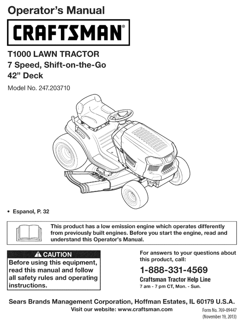 Craftsman 247.203710 Operator's manual