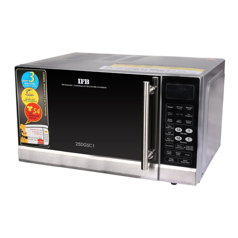 IFB 25DGSC1 owner's manual