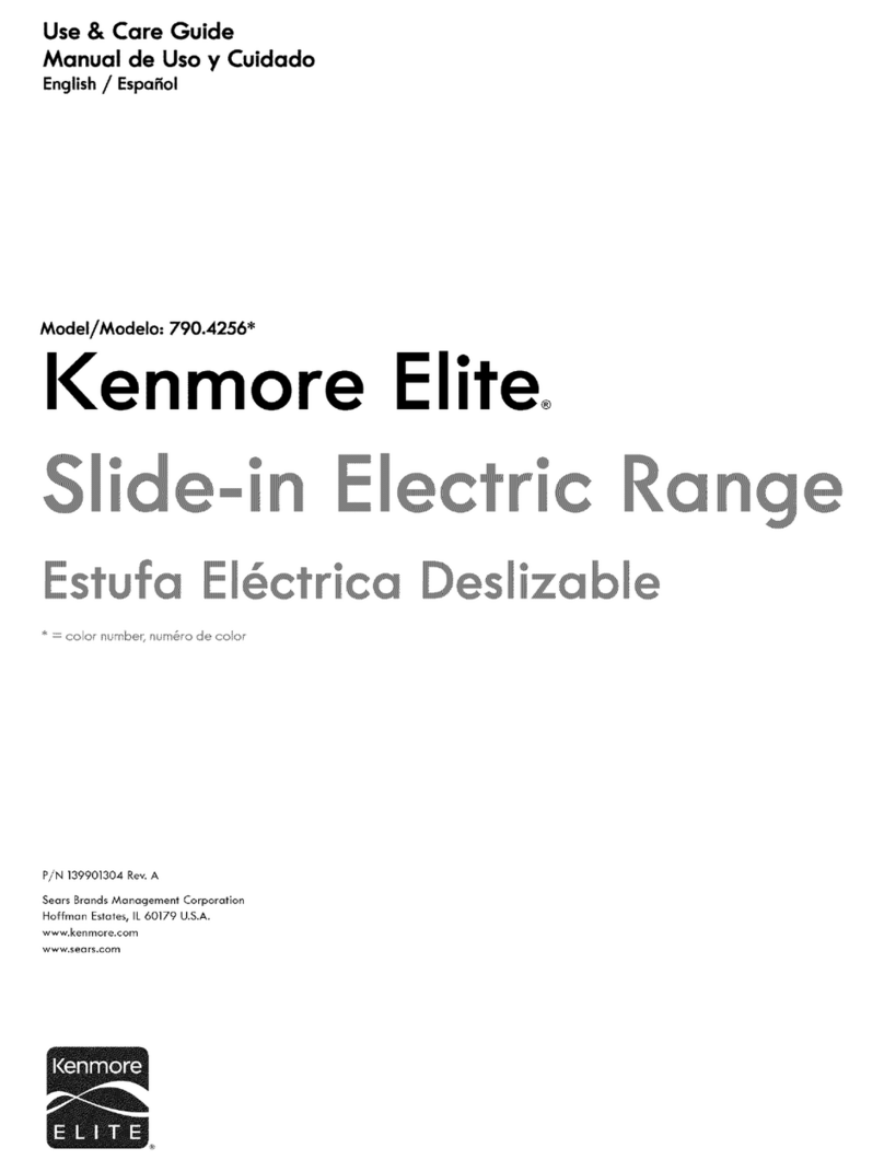 Kenmore 790.42563310 User manual