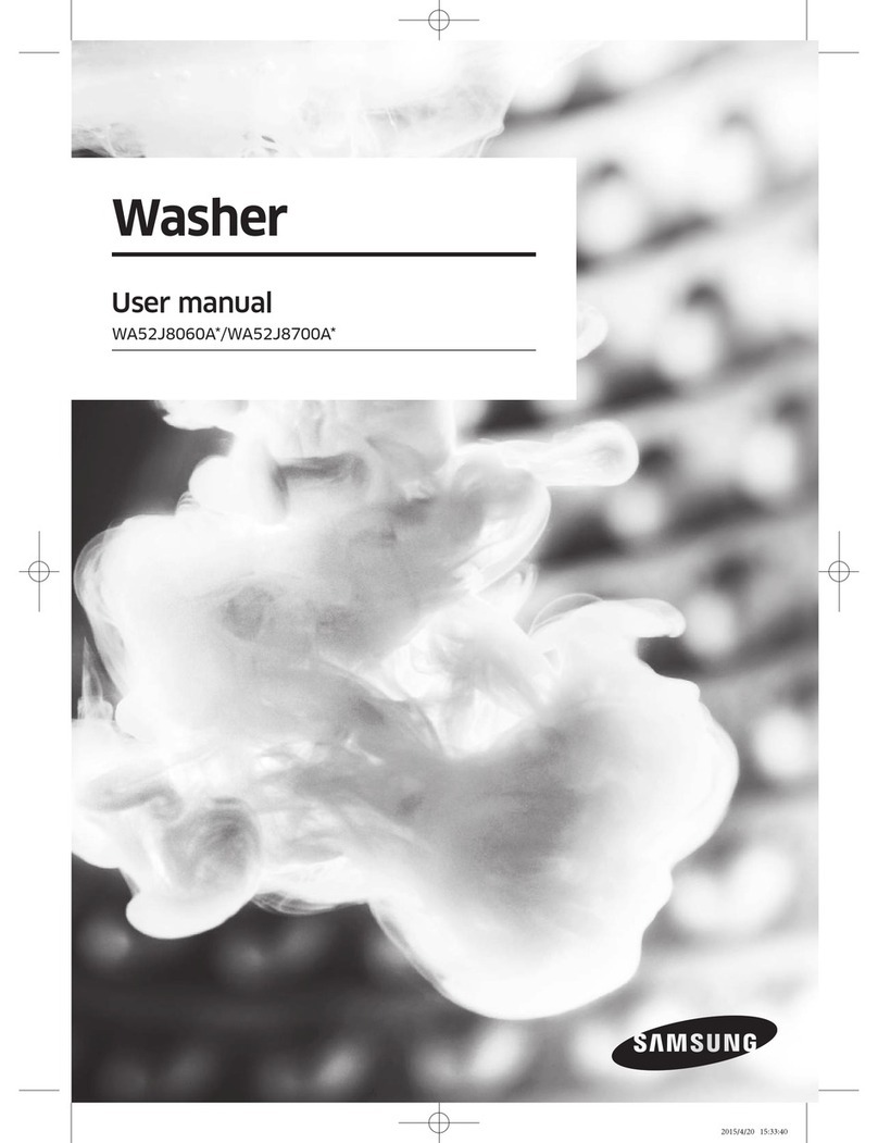 Samsung WA52J8060A user manual