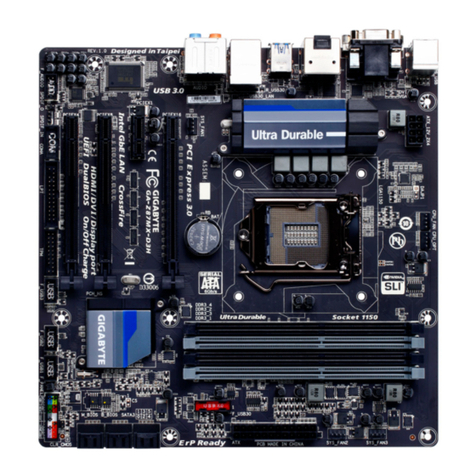 Gigabyte GA-Z87MX-D3H User manual
