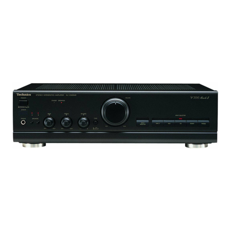 Technics SU-V500M2 User manual Technics SU-V500M2 User manual